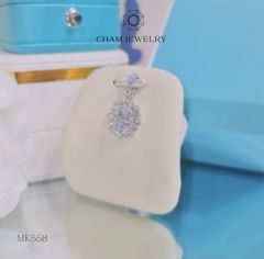 Mặt Dây Chuyền MK558 CHAM JEWELRY, Mặt Xoàn Hoa Chủ 4.0mm.