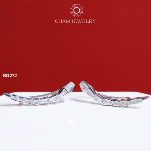 Hoa Tai BG272 CHAM JEWELRY, Rắn Barget (Barcode TBX22).