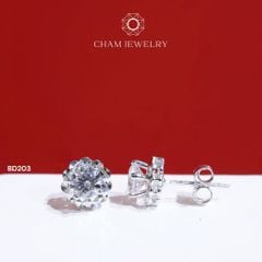Hoa Tai BD203 CHAM JEWELRY, Chủ 5.0mm (Barcode BD647).