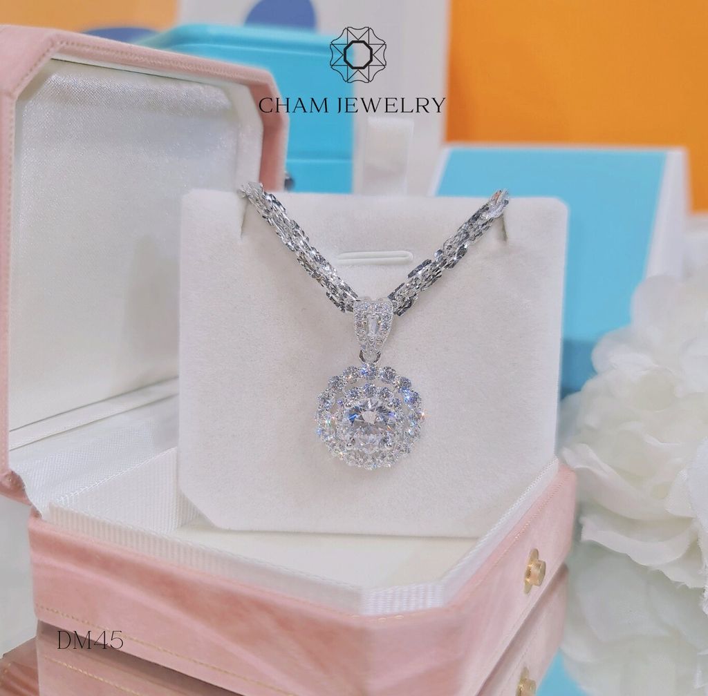 Dây Chuyền MK45-DX03 50cm CHAM JEWELRY, Chủ 9.0mm.