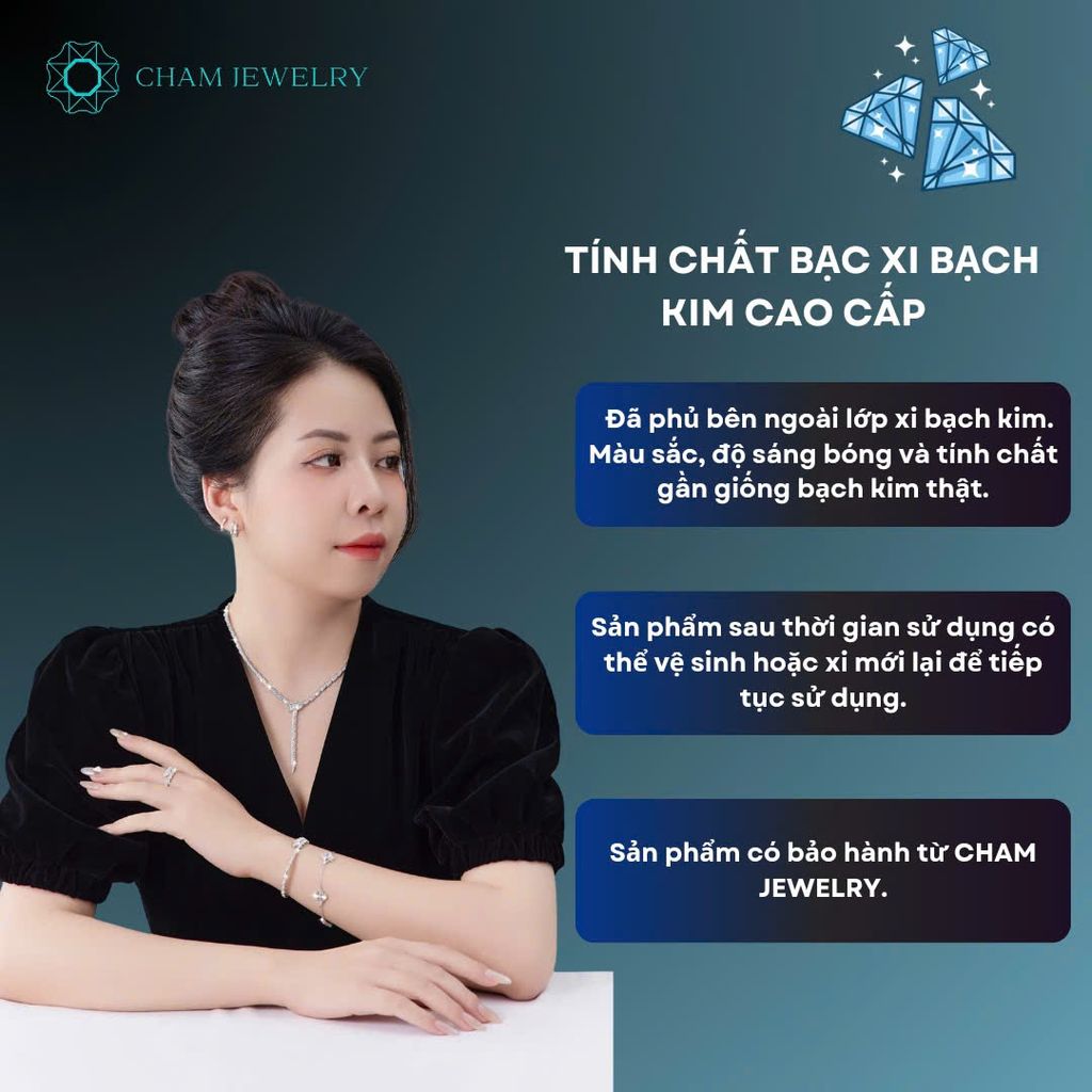 Nhẫn NN393 CHAM JEWELRY, Xoàn Tròn Chủ 6.0mm.