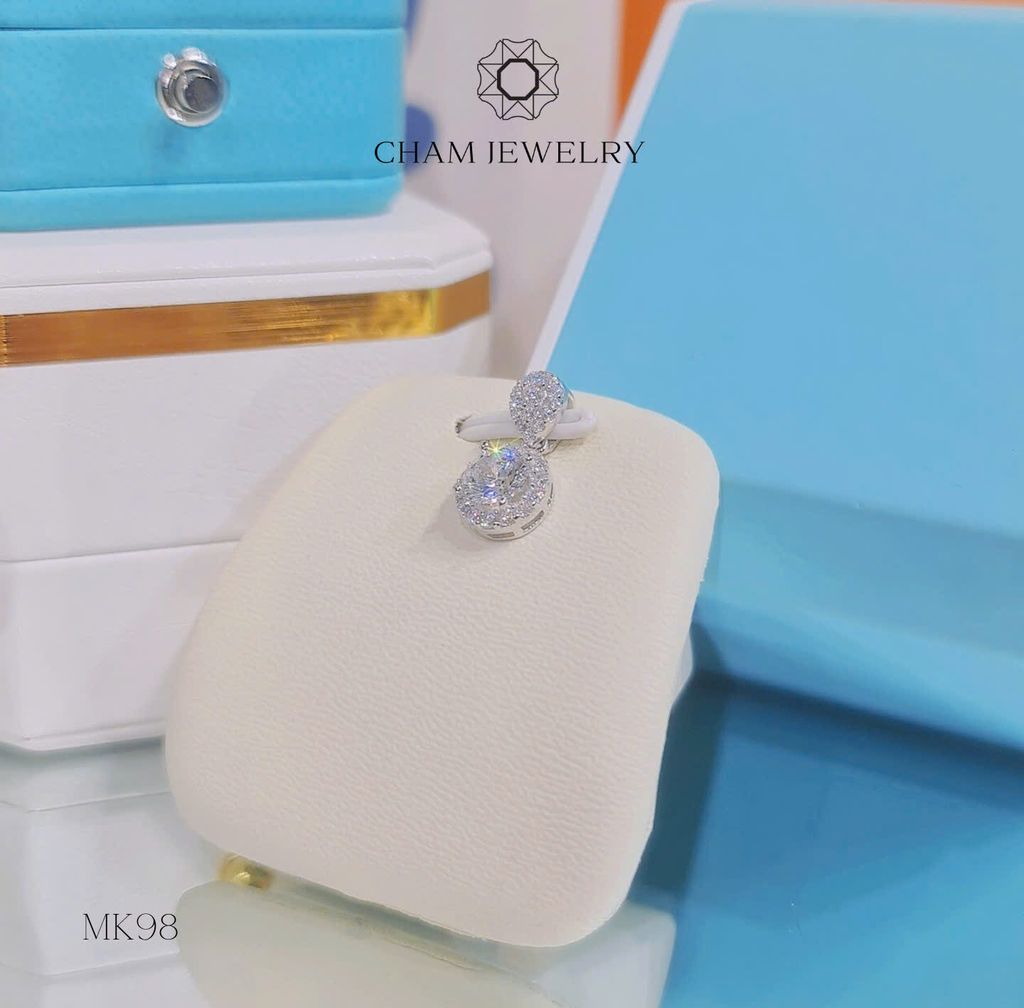 Mặt Dây Chuyền MK98 CHAM JEWELRY, Chủ 6.0mm (Barcode TMA405).