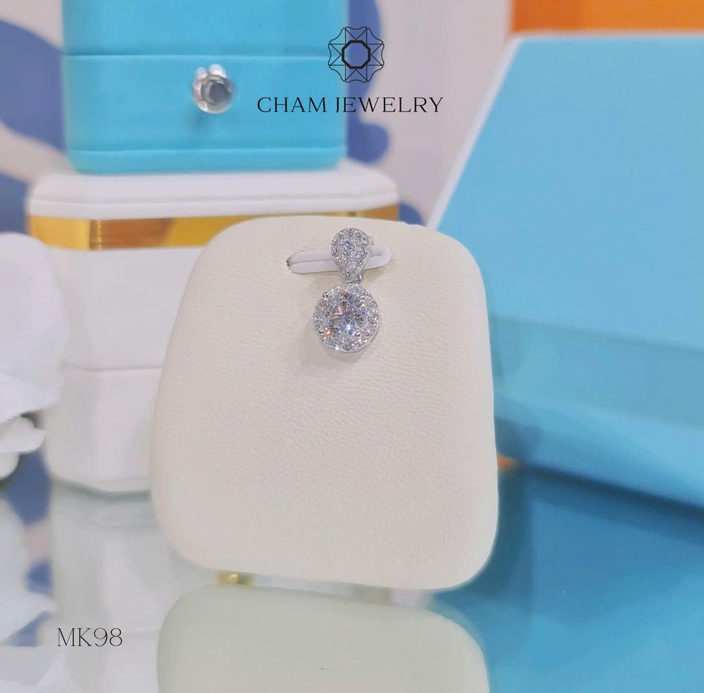 Mặt Dây Chuyền MK98 CHAM JEWELRY, Chủ 6.0mm (Barcode TMA405).