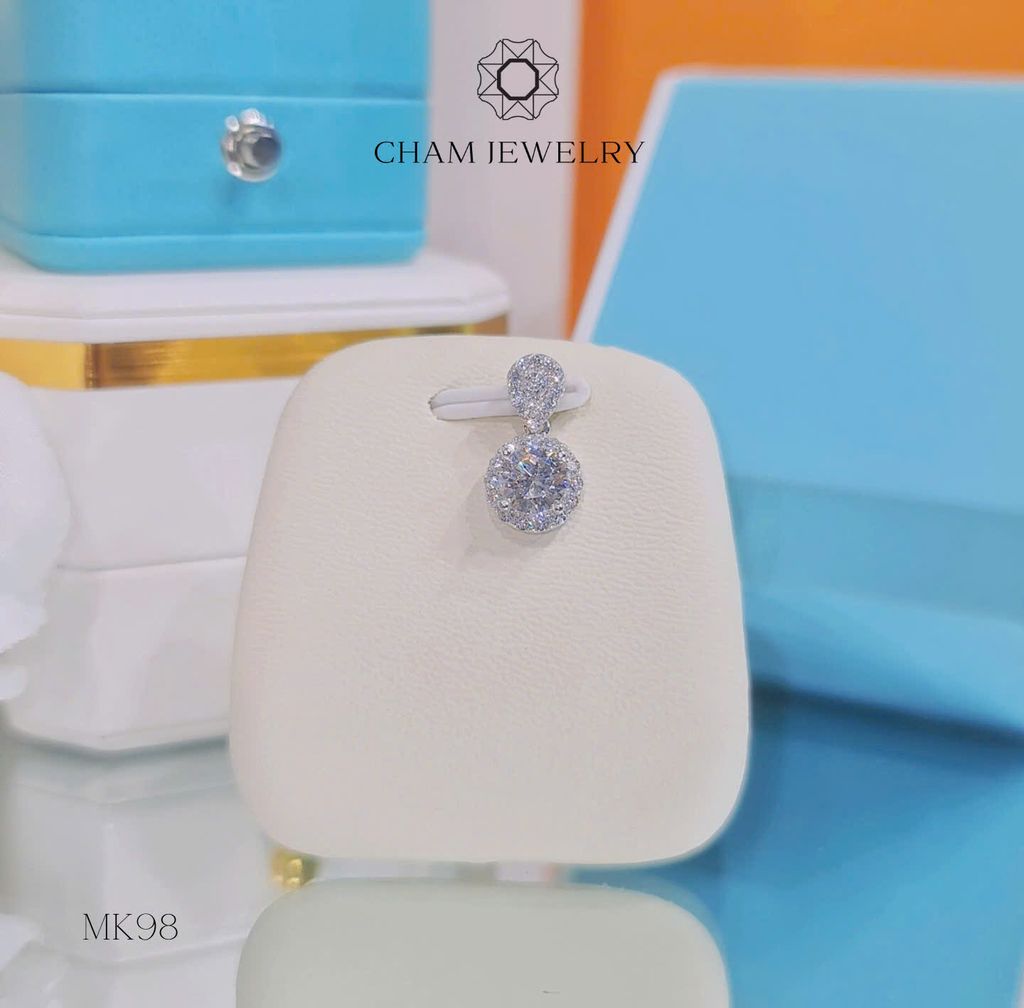 Mặt Dây Chuyền MK98 CHAM JEWELRY, Chủ 6.0mm (Barcode TMA405).
