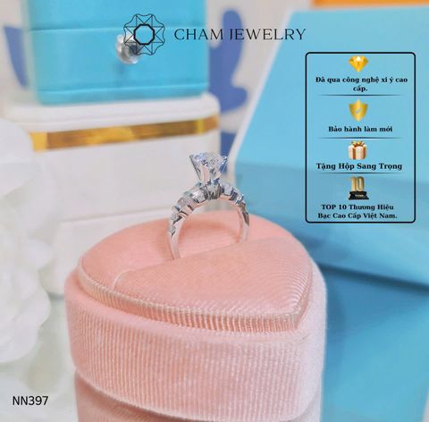Nhẫn NN397 CHAM JEWELRY, Chủ 6.0mm