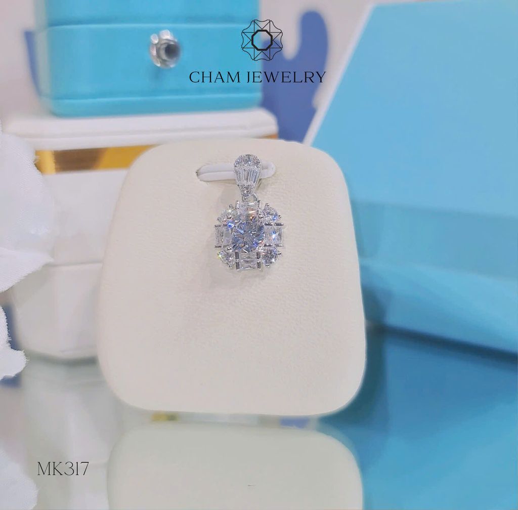 Mặt Dây Chuyền MK317 CHAM JEWELRY, Chủ 6.0mm.