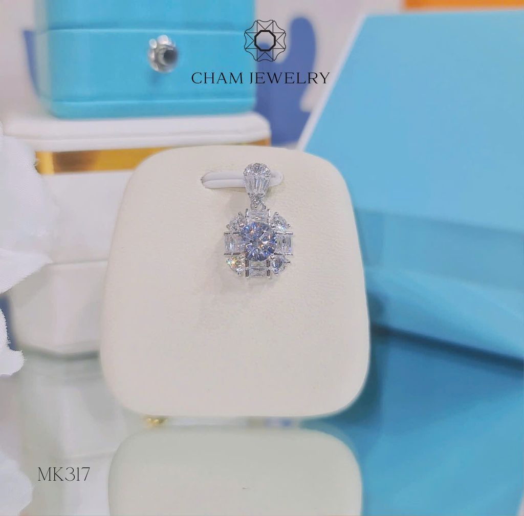 Mặt Dây Chuyền MK317 CHAM JEWELRY, Chủ 6.0mm.