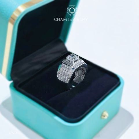 Nhẫn NA35 CHAM JEWELRY, Chủ 7.5mm (Barcode TNNA391).
