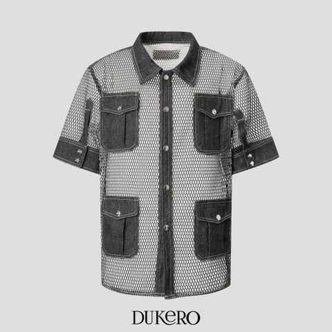 Áo Lưới Mix Jean