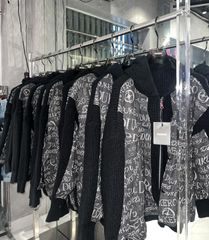 Cardigan len mix Jean Dukero Grafity SS24