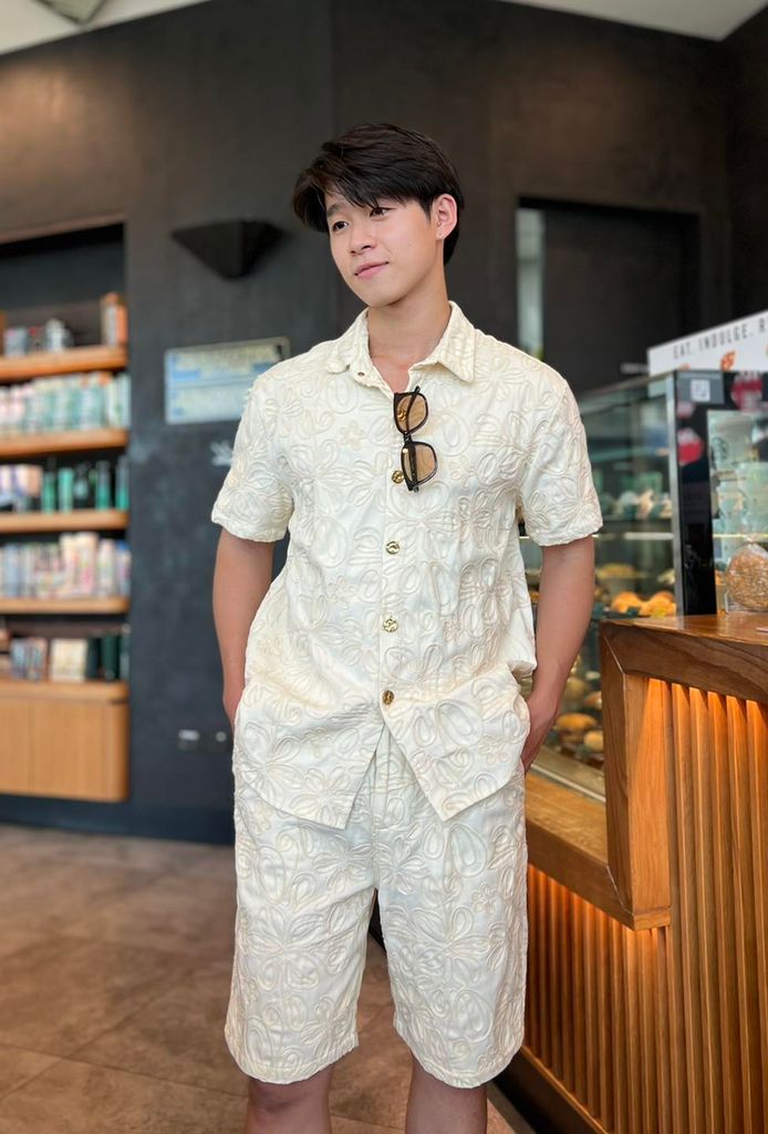 Set Jean Thêu Hoa Viền