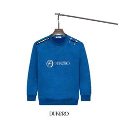 Áo Sweater Dukero Móc Cài 360Gram Logo Nổi Bạc Tie Dye Nhẹ