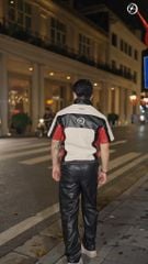 Áo Khoác Da F1 Dukero ( tay tháo rời )