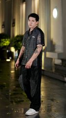 Set Vải Nhăn Đứng Form Mix Giả Kim