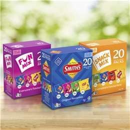 Smith's Potato Chips Fun Mix Multipack Loại 20 Gói