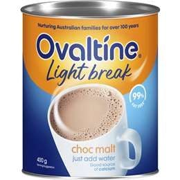 Nước Tăng Lực Ovaltine Chocolate Light Break 400g