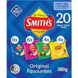 Khoai tây chiên Smith's Original Favorites Multipack Variety 20 Pack
