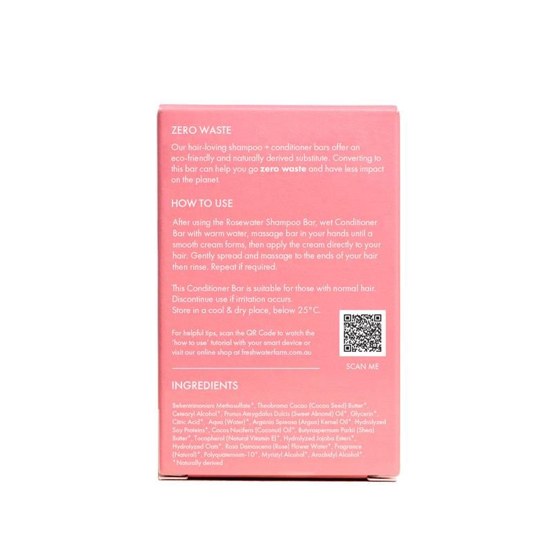 Xà phòng làm sạch dầu xả Freshwater Farm Australia Rosewater Cleansing Conditioner 70g
