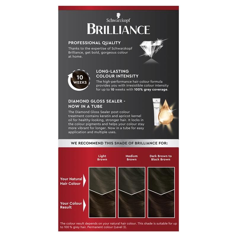 Schwarzkopf Brilliance 46 Màu Nâu Cà Phê Mới