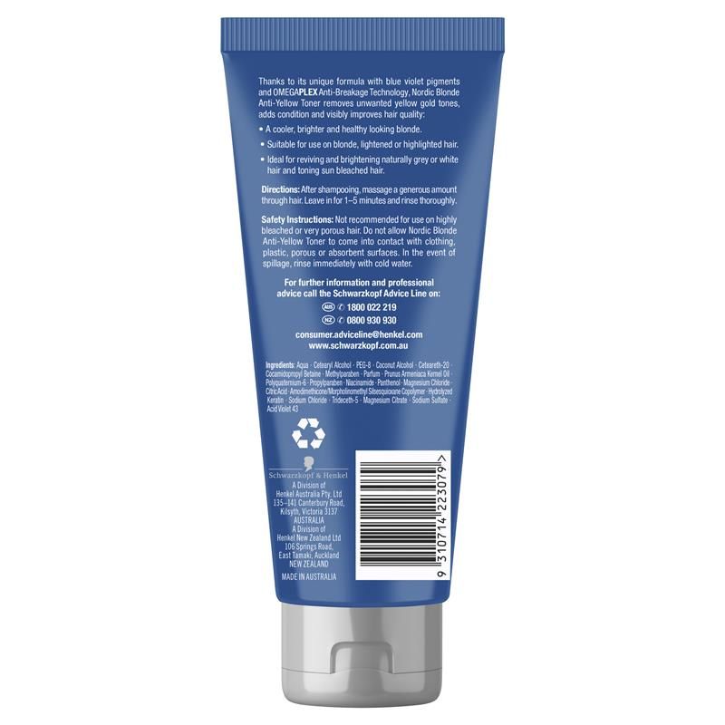 Nước hoa hồng chống vàng Schwarzkopf Nordic Blonde