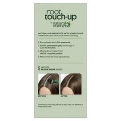 Thuốc nhuộm tóc vĩnh viễn Clairol Root Touch Up Natural Instincts 5 Medium Brown