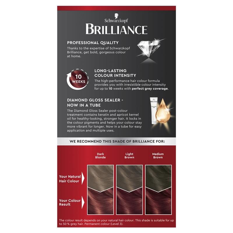 Schwarzkopf Brilliance 43 Red Passion Mới