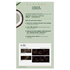 Natural Instincts 4 Nutmeg, Màu Nâu Đậm, Thuốc Nhuộm Tóc Bán Vĩnh Viễn