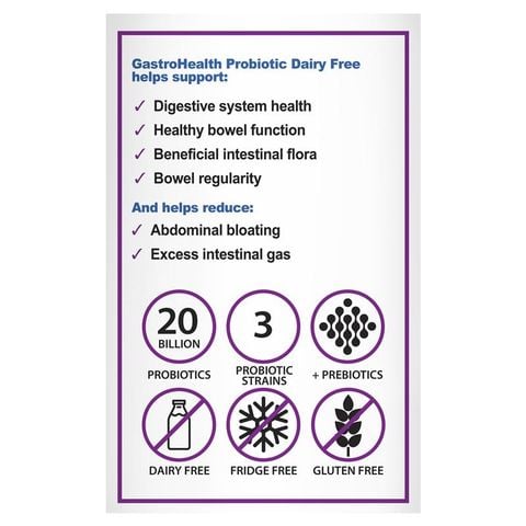 Naturopathica Gastrohealth Probiotic Sữa miễn phí 20 tỷ 30 viên