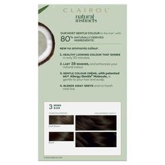 Natural Instincts 3 Ebony Mocha, Nâu Đen Thuốc Nhuộm Tóc Bán Vĩnh Viễn