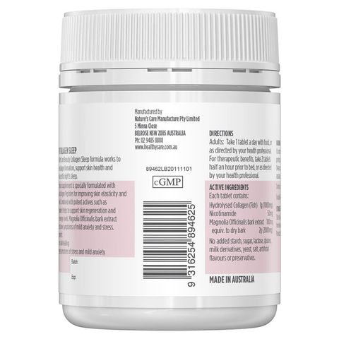 Healthy Care Beauty Collagen Sleep 60 Viên
