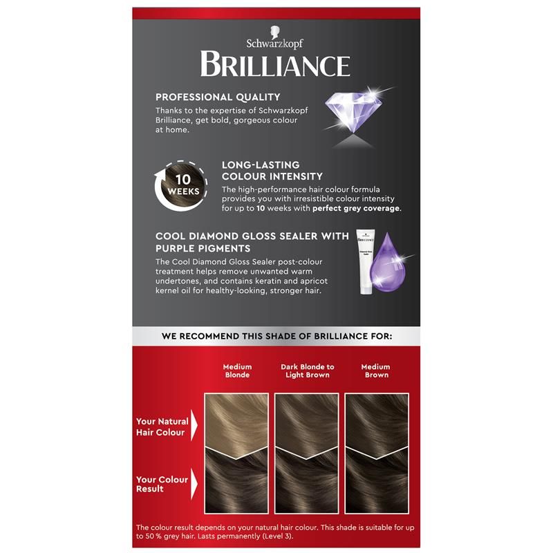 Schwarzkopf Brilliance Cool Browns 73 Frosty Brown