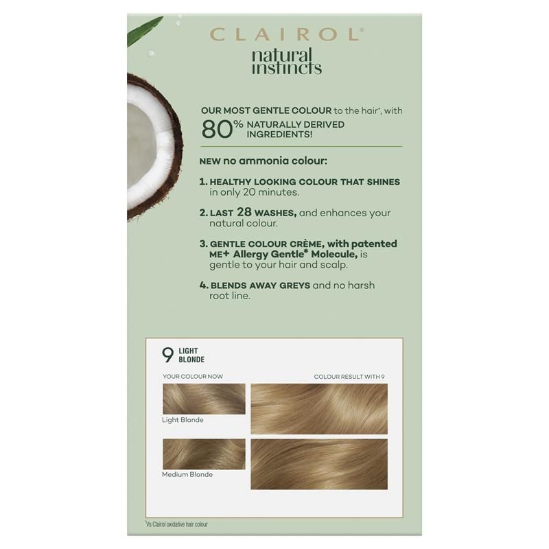 Natural Instincts 9 Sahara, Màu tóc vàng nhạt bán vĩnh viễn