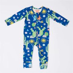 Bambi Mini Co. Wrigglesuit 0-3 tháng Beaucoup Blue