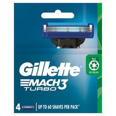 Hộp mực 3D Gillette Mach 3 Turbo 4 gói
