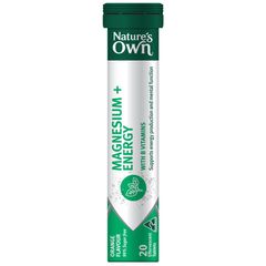 Viên sủi bổ sung Magiê + Năng lượng Nature's Own 20 viên