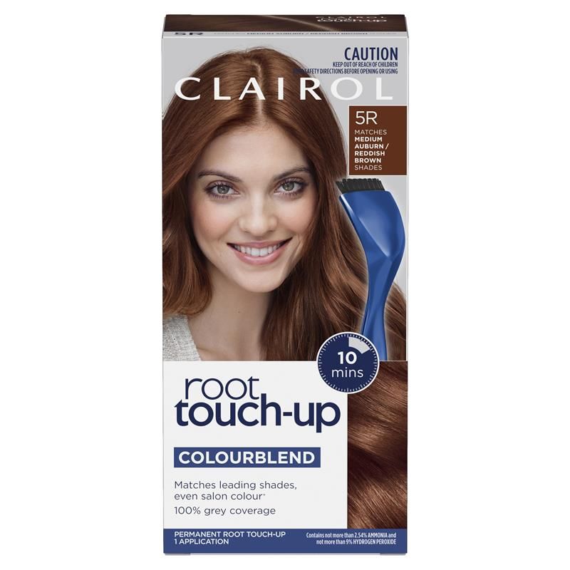 Thuốc nhuộm tóc vĩnh viễn Clairol Nice N Easy Root Touch Up 5R Medium Auburn