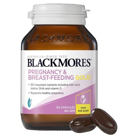Blackmores Bà Bầu & Cho Con Bú Gold Vitamin 60 Viên