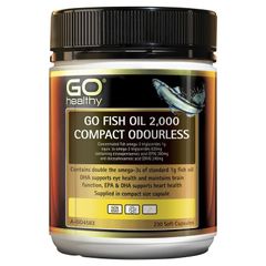 GO Healthy Fish Oil 2000 Compact Odourless 230 Viên nang mềm