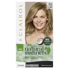 Natural Instincts 8A Linen, Màu tóc vàng lạnh trung bình bán vĩnh viễn
