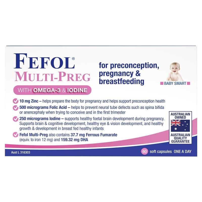 Fefol Multi Preg Liquid 60 Viên