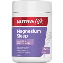 Viên uống bổ sung Magie Nutra-Life Sleep 120 viên