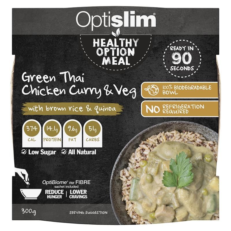 Optislim Healthy Option Meal Green Thai Chicken & Vegetables 300g