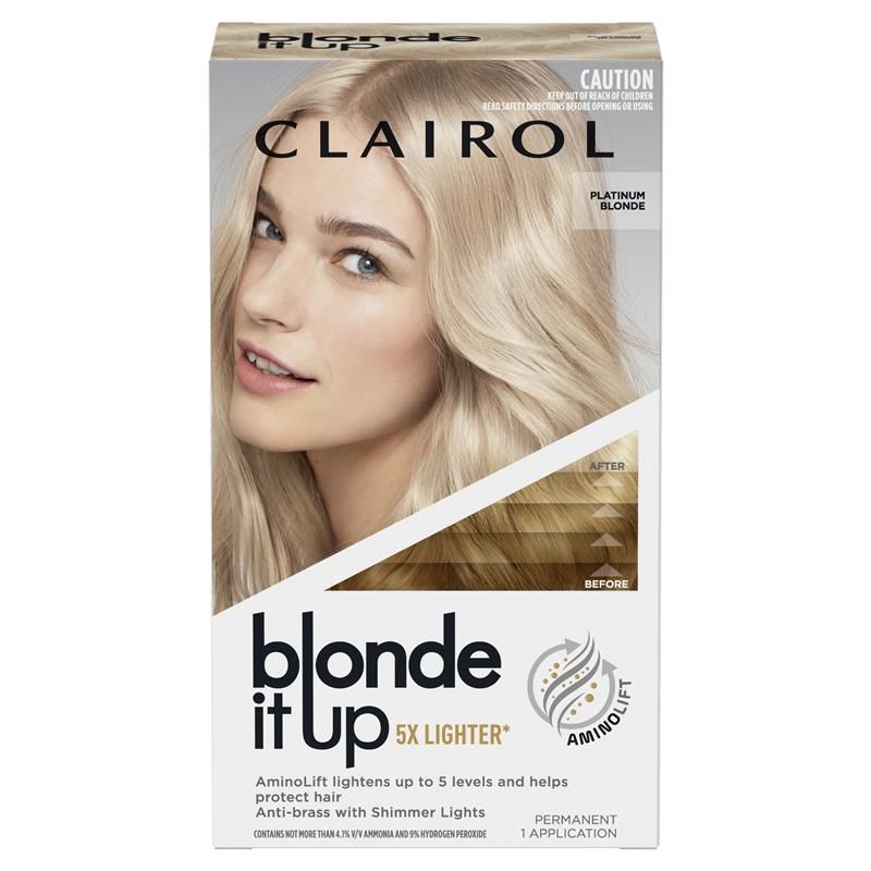 Clairol Blondeitup Kit Bạch kim Tóc vàng