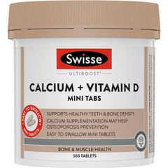 Swisse Calcium + Vitamin D 300 viên nén nhỏ