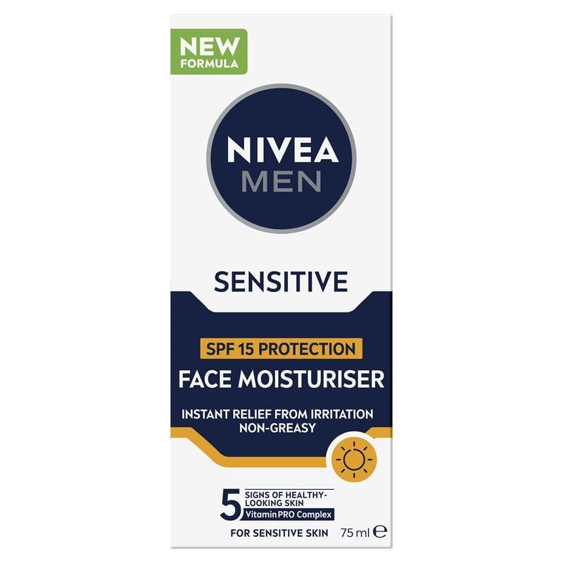 Kem dưỡng ẩm bảo vệ da nhạy cảm NIVEA MEN SPF15 75ml