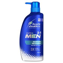 Dầu gội + dầu xả chống gàu Head & Shoulders Ultra Men 2in1 Moisture Recharge 750ml