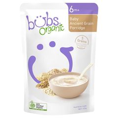Cháo ngũ cốc hữu cơ Bubs Baby Ancient 125g