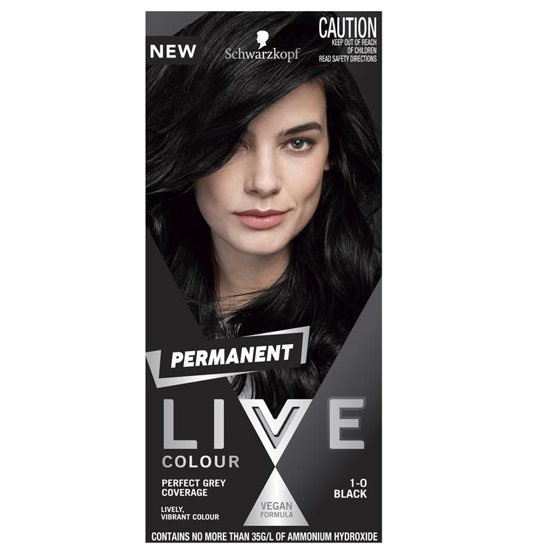 Schwarzkopf Live Colour Permanent 1.0 Đen