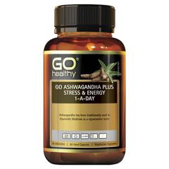 GO Healthy Ashwagandha Plus Stress & Energy 1-A-DAY 60 viên nang cứng