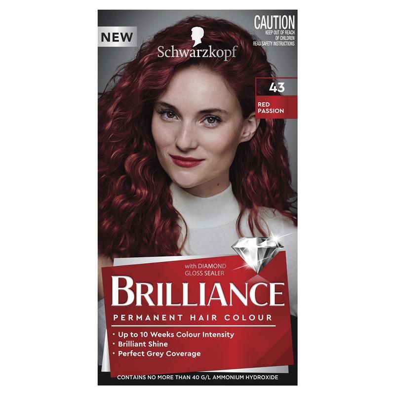 Schwarzkopf Brilliance 43 Red Passion Mới